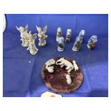 14 Pcs - Angel & Elephant Figurines