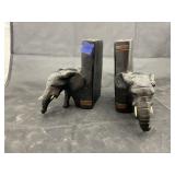 1 pair of Elephant bookends