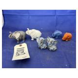 6 pcs. Elephant Salt/Peppers