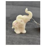 Fenton Painted Elephant Figurine