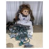 Doll & Christmas Lights