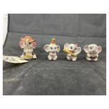 4 pcs. of Elephant figurines