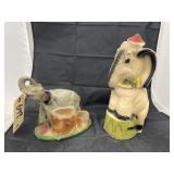 2 Pc - Elephant Dï¿½cor