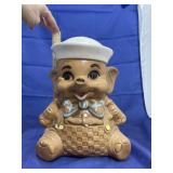 Ceramic Elephant Cookie Jar