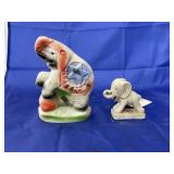 2 Pcs - Elephant Figurine & Elephant Dï¿½cor