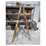 6ft Wood Folding Ladder