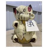 Vintage Ceramic Elephant Cookie Jar