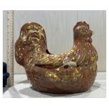 Ceramic Chicken Planter