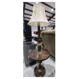 Floor Lamp w/Shade on Table