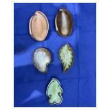 5 pcs. Frankoma pottery mini dishes