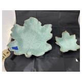 2 Pcs - Leaf Dishes USA California Original