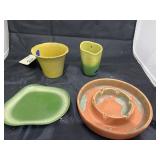 Small Vase - Ash Tray - Tamac Cup & Plate