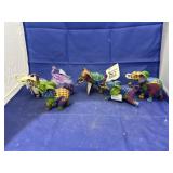 6 pcs. Assorted collectible elephant figurines