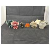 6 Pcs - Elephant Figurines - Salt/Pepper Shakers
