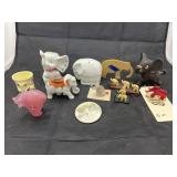 Pile of Elephant Collectibles & Figurines