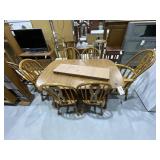 Wood Dining Table 58"L x 39"W x 29"