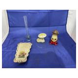 4 pcs. Mushroom Salt/Peppers, Dï¿½cor, and Vase