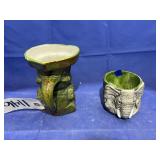 2 pcs. Elephant cup & vase