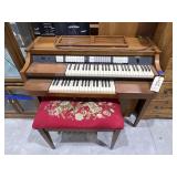 Orga-Sonic Organ by Baldwin w/Stool