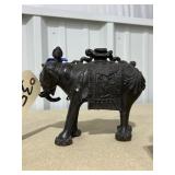 Oriental Cast Iron Elephant Figure