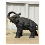 Cast Iron Elephant Figure