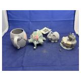 4 pcs. Elephant cup, Precious Moments Figurine