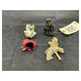 4 pcs. Assorted Elephant Figurines