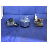 3 pcs. of dancing elephant music box
