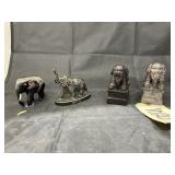 4 pcs. Assorted Elephant Figurines