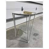Metal Side Table 24"H x 18"Dia