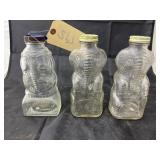 3 Pcs - Elephant Grapette Product Jars Camden