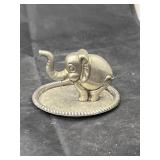 Elephant Coin Bank - Pewter Ring Holder