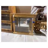 Glass/Wood Display Cabinet 32"L x 14"W x 30"H