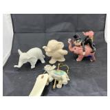 4 Pcs - Kreiss Elephant Figurine & More