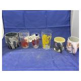 6 pcs. Elephant cups & juice glasses