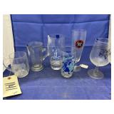 6 pcs. Beer cups & mugs