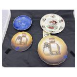 4 pcs. Collectible plates
