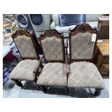 6 - High Back Dining Room Chairs