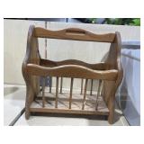 Small Wooden Magazine Rack