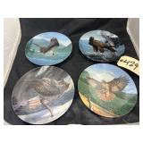 4 - Assorted Knowles Collectible Plates