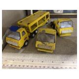 Vintage 3-Pc Tonka Trucks