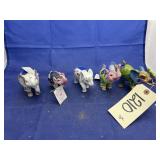 5 pcs. Collectible elephant figurines