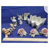8 Pcs - German Figurines - Angel Figurines