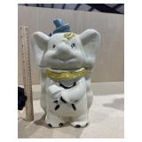 Ceramic Reversible Elephant Cookie Jar