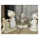 3 pcs. Precious Moments figurines
