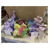 8 pcs. Margaret Le Van Pink Elephant collection