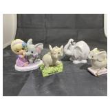 4 pcs. Precious Moments figurines