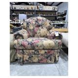 Floral Upholstered Chair