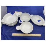 5 Pcs - Pyrex Soup Bowls & Small Serving Dishes