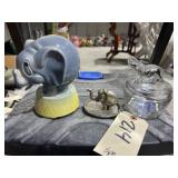 Elephant Coin Bank - Pewter Ring Holder